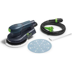 Festool ETS EC 150/5 EQ nejauši rotējoša slīpmašīna (ar slīpēšanas disku 150 mm diametrā MULTI-JETSTREAM 2 (Soft W-HT), skrūvgriezis)