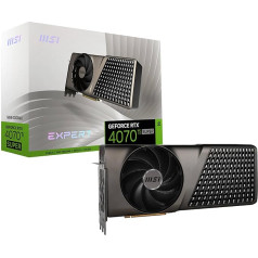 MSI GeForce RTX 4070 Ti SUPER 16GB EXPERT grafiskā karte - RTX 4070 Ti SUPER GPU, 16GB GDDR6X (21Gbps/256-bit), PCIe 4.0 - Flow FROZR (Push-Pull) - HDMI 2.1a, DisplayPort 1.4a