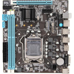 H61 LGA 1155 galddatora pamatplate Micro ATX Gaming pamatplate Intel I3, I5, I7 Pentium Celeron, Dual Channel DDR3 HDMI VGA 1000M LAN, SATA 2.0, USB, M.2 NVMe NGFF