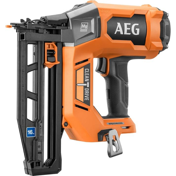 AEG Nagler 18V Brushless 16 GA ohne Akku und Ladegerät B16BN18-0