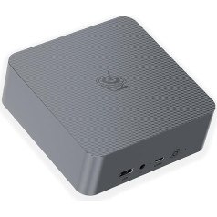 Beelink EQR6 mini kompiuteris, AMD Ryzen 7 7735HS (8C/16T iki 4.75Ghz), 24G DDR5 RAM, 1TB PCIe4.0 SSD mini kompiuteris, WiFi6, BT5.2, dvigubas HDMI, dvigubas 1000M LAN, USB3.2, C tipo