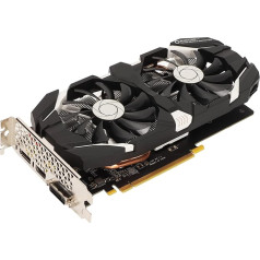 Bewinner GTX1060 GDDR5 192 bitu PCIE grafiskā karte, datorgrafikas karte ar diviem ventilatoriem, 8008 MHz atmiņas frekvence, HDMI-DVI-DP-4K HDR spēļu grafikas karte (6 GB)