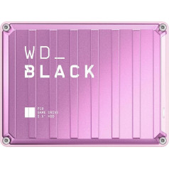 WD_Black P10 Game Drive 4TB ārējais cietais disks (mobils un izturīgs augstas veiktspējas cietais disks, konsolei un datoram, līdz 150 spēlēm) ar 1 mēneša dalību Discord Nitro Pink programmā