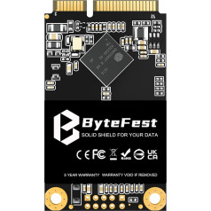 ByteFest SSD cietais disks 256 GB mSATA Mini SATA III iekšējais SSD dators datoriem un klēpjdatoriem (30 x 50 mm)