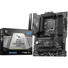 MSI MAG B760 Tomahawk WiFi Gaming pamatplate - atbalsta Intel 12/13/14. paaudzes procesorus LGA 1700, DDR5, PCIe 5.0, M.2, 2.5Gbps LAN, USB 3.2 Gen2, HDMI/DP, Wi-Fi 6E, Bluetooth