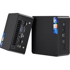 Intel NUC 12 Pro Wall Street Canyon NUC12WSHi5 Mini PC, 12. paaudzes Intel Core i5-1240P 12 kodolu, 16 pavedieni, 12MB L3 kešatmiņa, līdz 4,4GHz Turbo, 28W Intel Iris Xe Grag Phics, 512GB SSD, Win 11 Pro