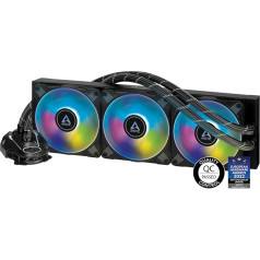 ARCTIC Liquid Freezer II 360 A-RGB - водяное охлаждение ПК, многосовместимый универсальный водяной кулер CPU AIO A-RGB, помпа с ШИМ-управлением, скорость вентил