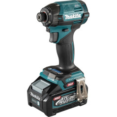 Makita TD002GD202 Akumulatora triecienatslēga 40 V Max. / 2,5 Ah 2 akumulatori + lādētājs transportēšanas futrālī