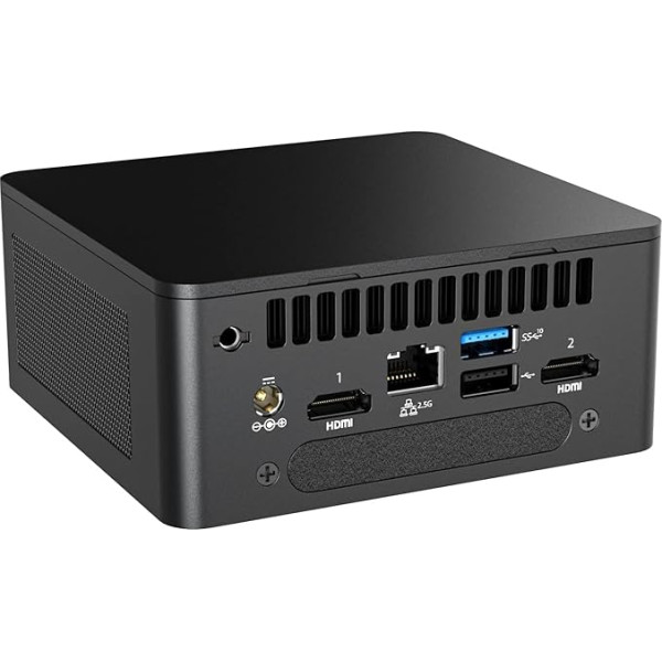 Intel NUC 12 Pro Mini dators, Intel Core i5-1240P Mini dators (12 kodolu, 16 pavedieni, līdz 4,4 GHz), 16 GB DDR4 512 GB SSD Mini dators Windows 11 Pro, NUC 12 Mini Desktop PC | 8K | HDR | WiFi 6E | BT5.3