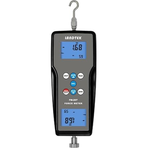 Hochpräzise tragbare Pull-Push-Digital-Kraft-Messgerät-Dynamometer FM-207-10K Spannmessgerät