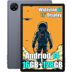 Ulefone TAB A11 Pro 11 collu planšetdators ar Android 14, 2.0K pilna ekrāna displejs, 16GB + 128GB + 1TB TF, MTK G99, četru skaļruņu spēļu planšetdators, 8800mAh, 16MP + 8MP, 4G LTE + 5G WiFi, GPS/OTG/FM/WiFi 6