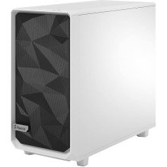 FRACTAL Design Meshify 2 Compact White TG Clear Tint Midi Tower Gaming Case FD-C-MES2C-05