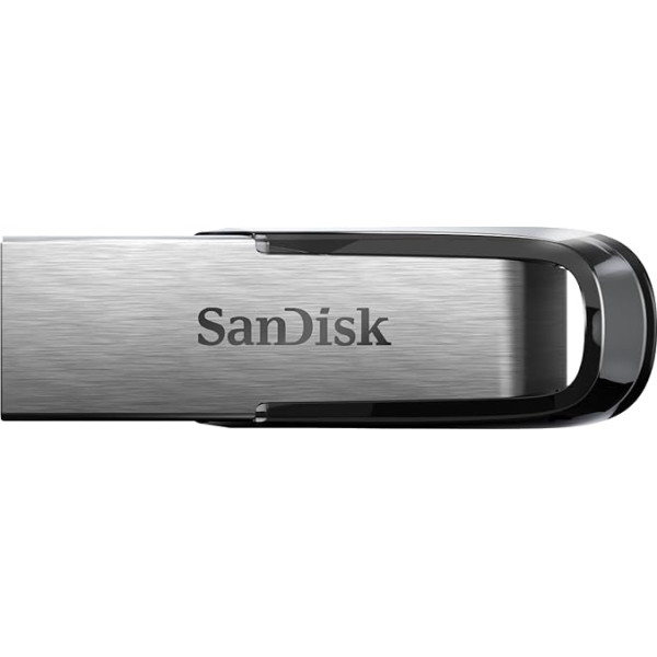 SanDisk Ultra Flair USB 3.0 zibatmiņas disks ar ātrumu līdz 130 MB/s, melns