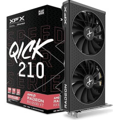 XFX Speedster QICK210 Radeon RX 6500XT Black Gaming grafiskā karte ar 4 GB GDDR6 HDMI, AMD RDNA™ 2 (RX-65XT4DBDQ)