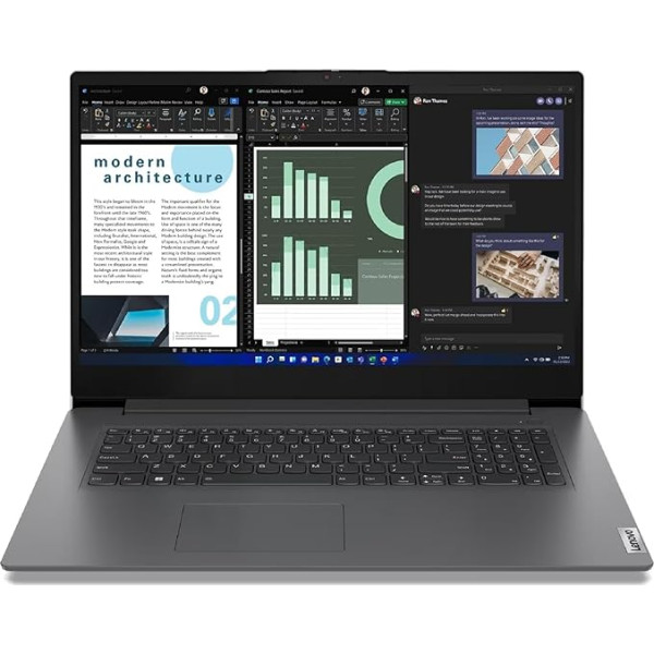 Lenovo Notebook Essential V17 G4 17.3 collu i7-1355U 3.7GHz RAM 16GB SSD 512GB M.2 NVMe-WI-FI 6-Win 11 Prof Grigio (83A20017IX) Zīmols