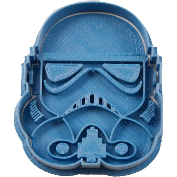 Cuticuter Star Wars Stormtrooper Cookie Cutter, zils, 8 x 7 x 1,5 cm