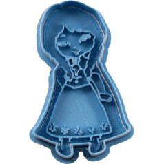 Cuticuter Anna Princess Frozen Chibi cepumu izgriezējs, zils, 8 x 7 x 1,5 cm