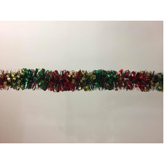 Dmora - Weihnachtsdekoration Zinal, Weihnachtsdekor, Weihnachtsornament, Festliche Dekoration, Ražots Itālijā, 1000x8 h8 cm, Regenbogen