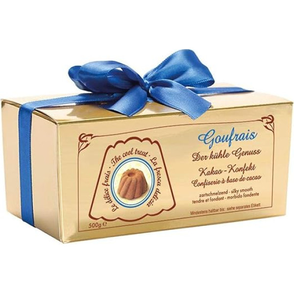 Goufrais šokolādes kakao konditorejas izstrādājumi Finest Bundt Cake Chocolates Šokolādes dāvanu komplekts Trifeļu kakao konditorejas izstrādājumi Praline Box 500 g