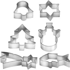 Tescoma Delicia Weihnachts-Ausstechförmchen an Ring, 6 elementu komplekts