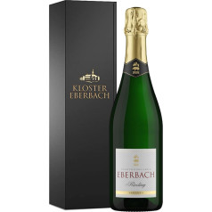 Kloster Eberbach - 1er Geschenkset - Deutscher Sekt - Riesling - Trocken Schaumwein aus Rheingau (1 x 0,75 l)