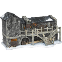 Department 56 Game of Thrones Village by D56 Castle Black Ornaments, sveķu, daudzkrāsains, 6,61 collas