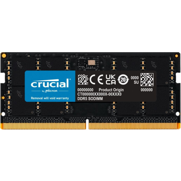 Atmiņa ddr5 sodimm 32gb/4800 cl40 (16gbit)