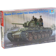 Saplāksnis modelis Krievija kv-1 modelis 1942