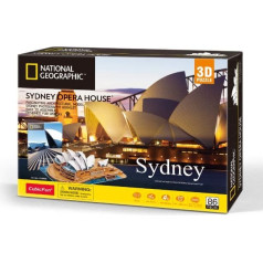 Puzzle 3d national geographic sydney 86 elementi