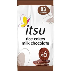 itsu piena šokolādes rīsu kūka, 100 g