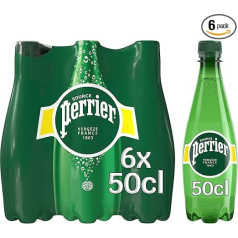 Perrie r - Ūdens ar gāzi - Franču izcelsmes produkts - 6 500 ml pudeļu iepakojums