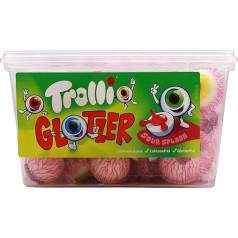 Trolli Glotzer 60 x putu cukura gumijas konfektes ar īpaši skābu pildījumu