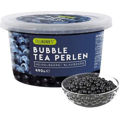 Burbuļtējas bumbiņas Melleņu 490 g Popping Boba augļu bumbiņas burbuļtējai 100% bez želatīna un glutēna ar īstu augļu sulu