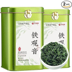 Konservuota kiniška žalioji arbata Tie Guanyin Oolong Tea Rich And Flavourful 200g * 2