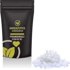 500 g pyramid salt fleur de sel pyramid salt pyramid flakes finger salt