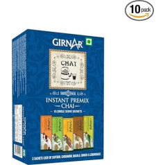 Girnar Instant Premix Chai - sortimenta iepakojums (15 maisiņu)