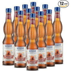 Food-United Karameļu sīrups 12 x 560 ml | Fabbri Gourmet | Karameļu sīrups | Dulce de Leche lakricas melases nots | Fabbri 1905 Gourmet Syrop | Kokteiļiem Caffe-Americano-al-Caramel (12)