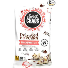 Sweet Chaos Popcorn in Schwarz und Weiß