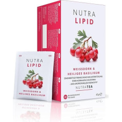 Nutra Tea NUTRALIPID, cukura līdzsvara tēja palīdz uzturēt cukura līmeni asinīs, tēja novājēšanai uzlabo vielmaiņu un var nomākt apetīti, 40 atkārtoti lietojami tējas maisiņi