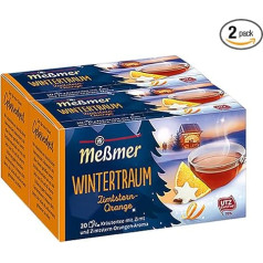 Meßmer Wintertraum, kanēļa zvaigzne/apelsīns 20 TB, 2 gab. iepakojums (2 x 40 g iepakojums)