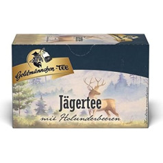 Goldmännchen Tea Hunter Tēja ar plūškoka ogām, 20 atsevišķi aizzīmogoti tējas maisiņi, 3 paciņas (3 x 50 g)