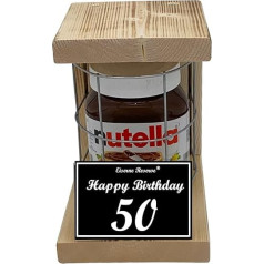 Nutella - Avārijas rezerve - metāla režģis - Nutella glāze (1 x 450 g) Happy Birthday 50 - 50. dzimšanas dienas dāvana