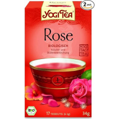 Yogi Tea Rose Organic 2 gab. iepakojums (2 x 34 g) - Bioloģiskā tēja