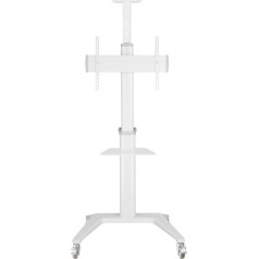 Mobilais TV statīvs 32-70 collu 70 kg balts