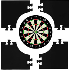 Zasdvn Dart Surround Catchring Black Dartboard Surround Wall Protector Square Splicing Wall Surround, Dart Board Backing Border. Lūdzu, ņemiet vērā: 