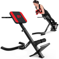 Hop-Sport muguras trenažieris Hyperextension 45 ° vēdera trenažieris HS-1018 Fitnesa aprīkojums mājās