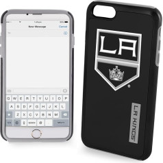 Forever Collectibles NHL Los Angeles Kings iPhone 7/6 6S dubultais hibrīda vāciņš, 11,9 cm