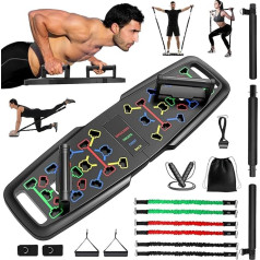 Premium Push-Up Board sporta joslu komplekts Push Up Board Uzlabota koncepcija 2024 Push-Up Board Push-Up rokturi