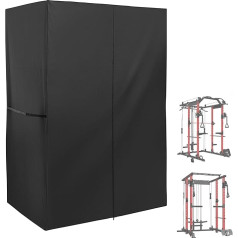 Starcrew Squat Rack Cover, Waterproof Power Cage Cover, Protective Power Rack Cover for Home Gym, Squat Cage Cover/Gym Rack Cover/Weight Lifting Rack Cover/Smith Machine Cover