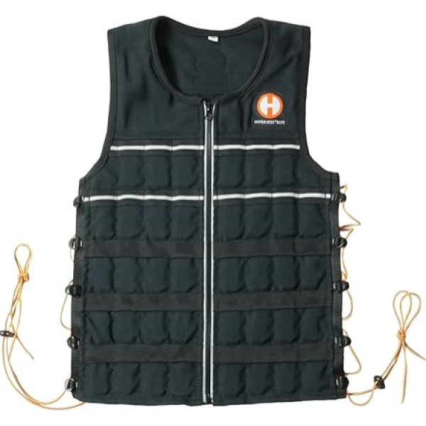 Hyperwear Hyper Vest Elite Regulējama svēršanas veste Svars 4,5 kg Bite 11 kg Izturīga Cordura auduma treniņveste Plānākā un augstākās kvalitātes ķermeņa svara veste vīriešiem un sievietēm